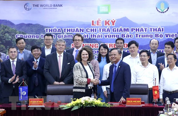 Việt Nam-WB ký Thỏa thuận chi trả giảm phát thải vùng Bắc Trung Bộ