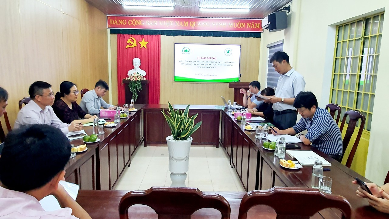 Quỹ Bảo vệ và Phát triển rừng tỉnh Thừa Thiên Huế tiếp tục đón Đoàn đến trao đổi, chia sẻ kinh nghiệm công tác thực hiện Chính sách chi trả dịch vụ môi trường rừng