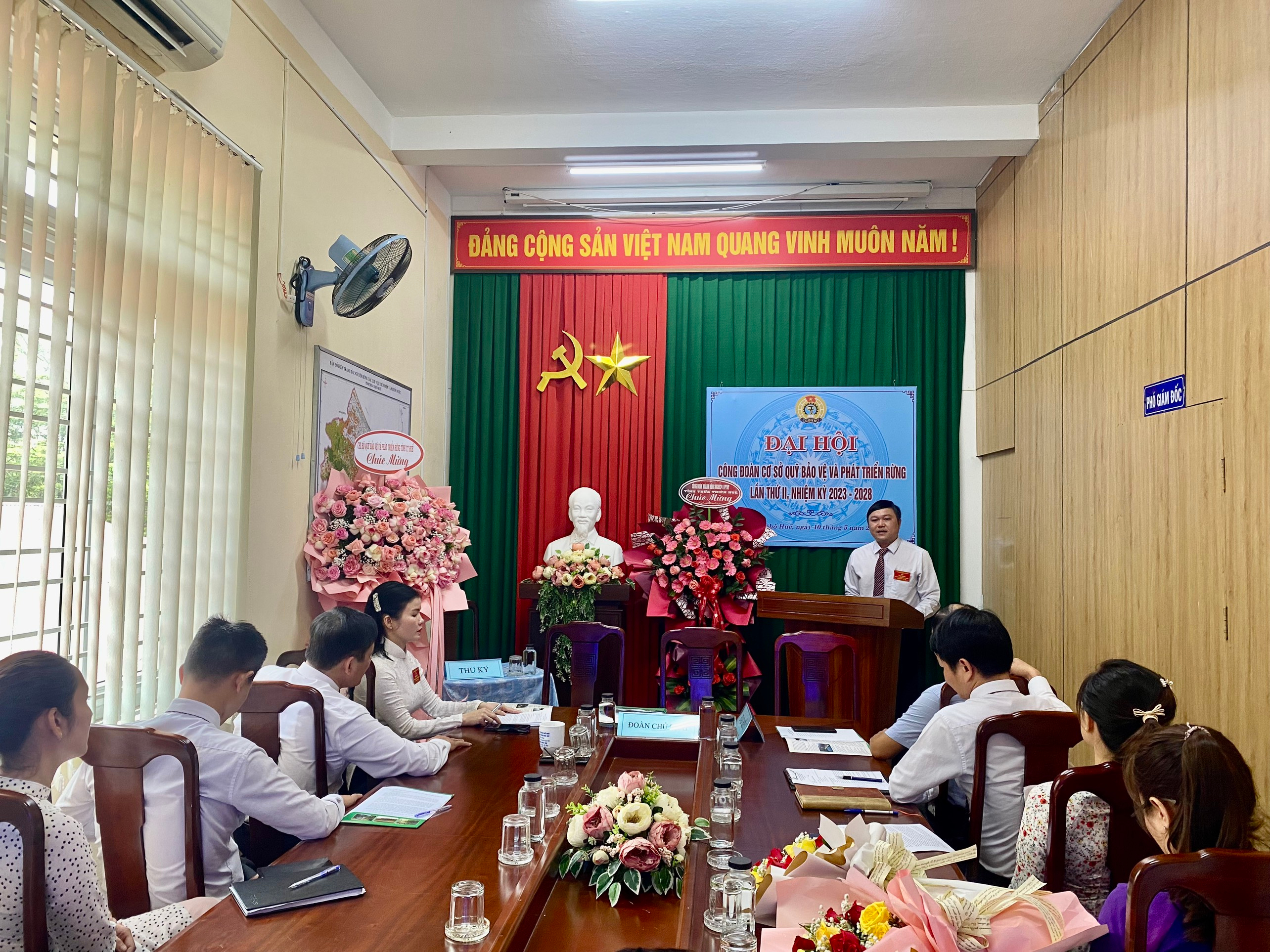 Quỹ Bảo vệ và Phát triển rừng tỉnh Thừa Thiên Huế tổ chức Đại hội Công đoàn cơ sở lần thứ II, nhiệm kỳ 2023 – 2028