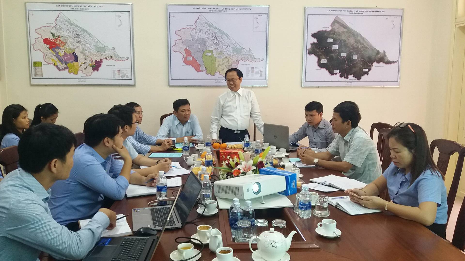Quỹ Bảo vệ và Phát triển rừng tỉnh TT Huế làm việc với Đoàn công tác Quỹ Bảo vệ và Phát triển rừng Việt Nam (VNFF)